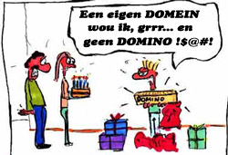 Een domein! Geen domino!